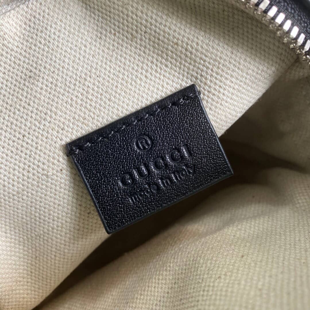 Gvc*1 GG Embossed Mini Bag Replica Black 658553