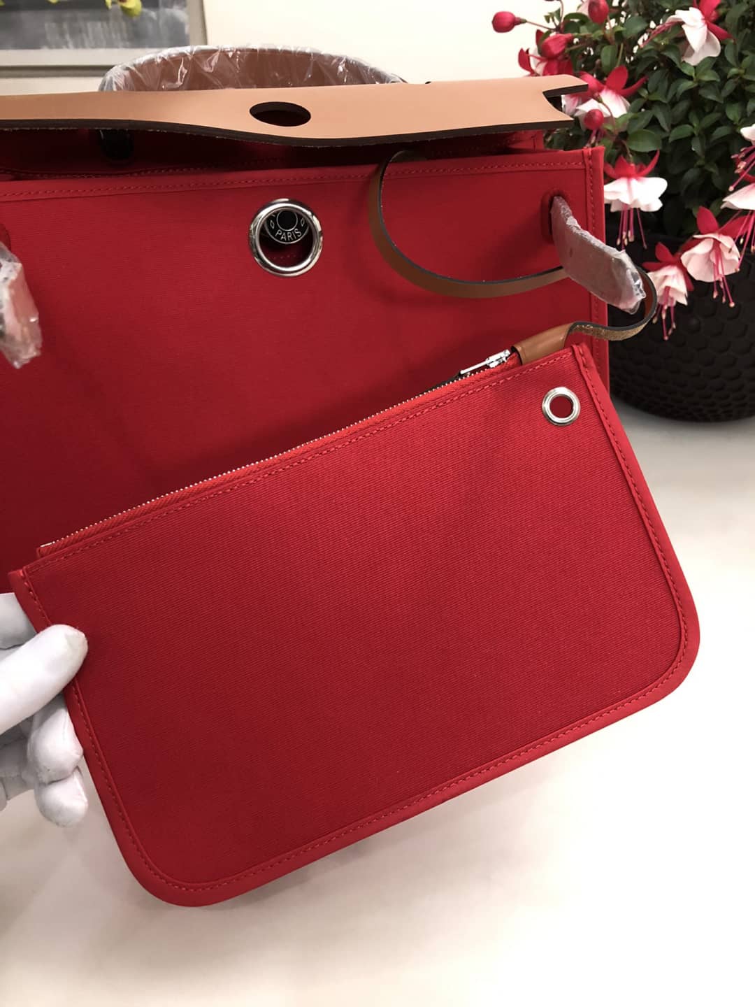 H**me5 Bag Replica 31 Canvas Leather  HerBag