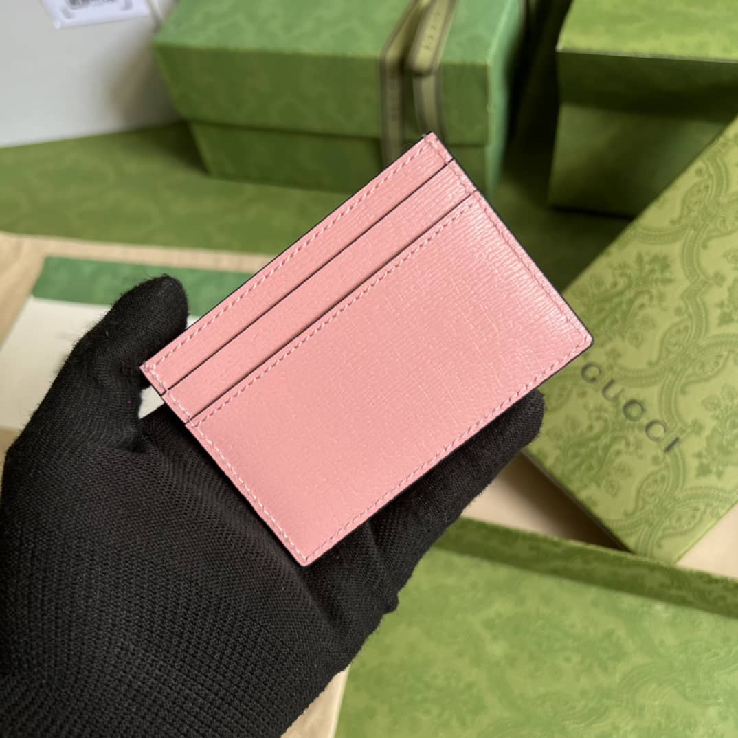 Gvc*1 Star Bananya Print Card Case Pink 701064 Replica Wallet