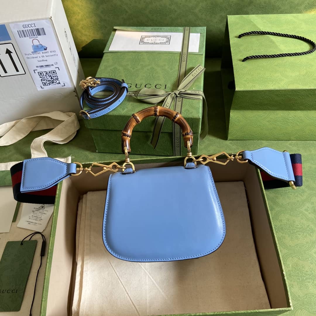 Gvc*1 Bamboo 1947 Mini Top Handle Shoulder Bag 686864 Replica