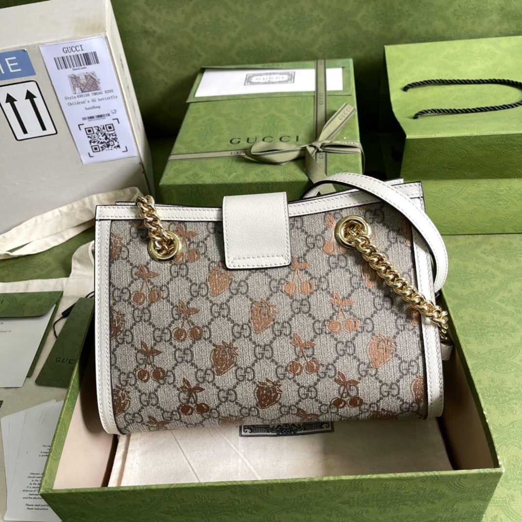 Gvc*1 Padlock Small Berry Tote Replica 498156