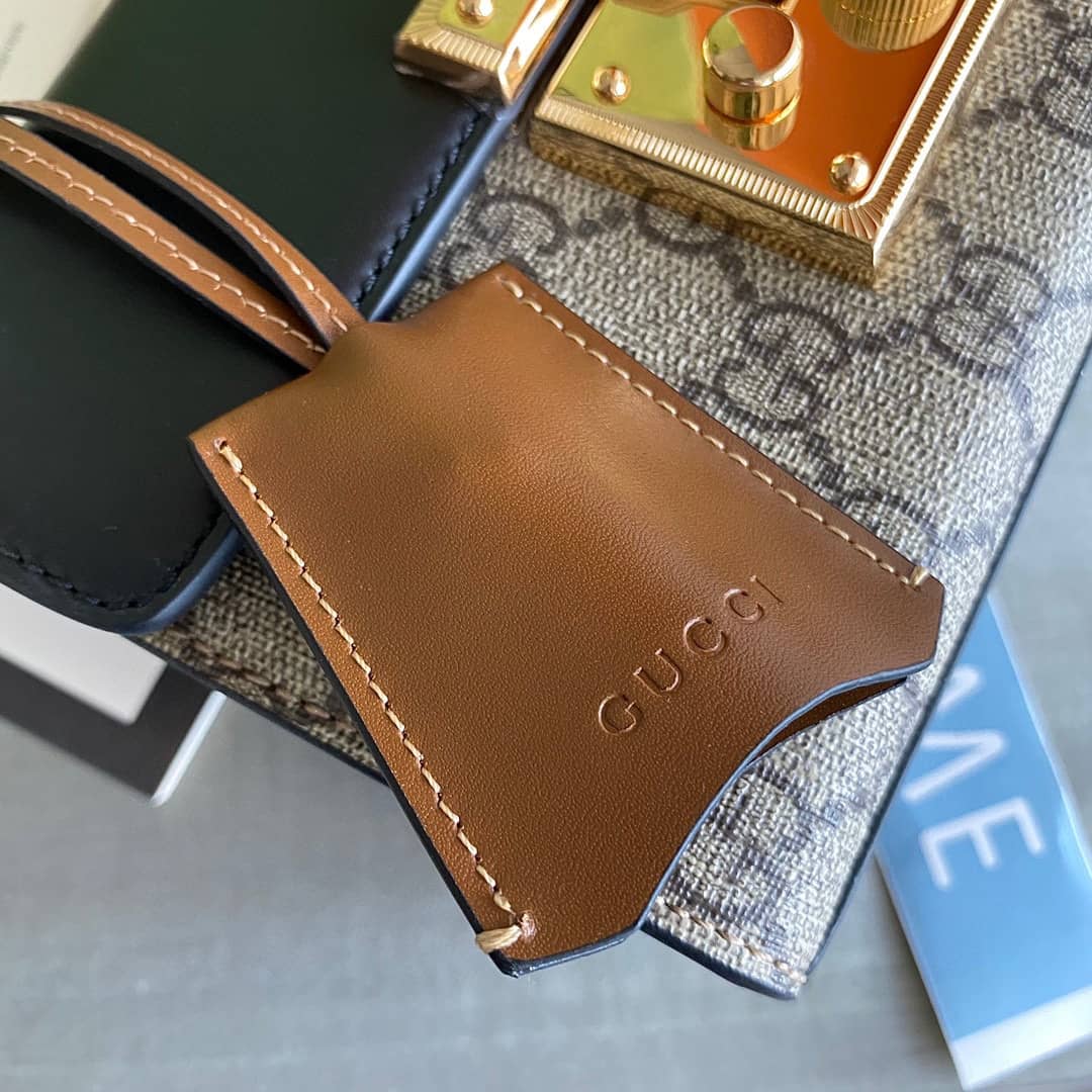 Best Replica Gvc*1 Padlock Small GG Chain Shoulder Bag Replica Black 409487(ColaReps)