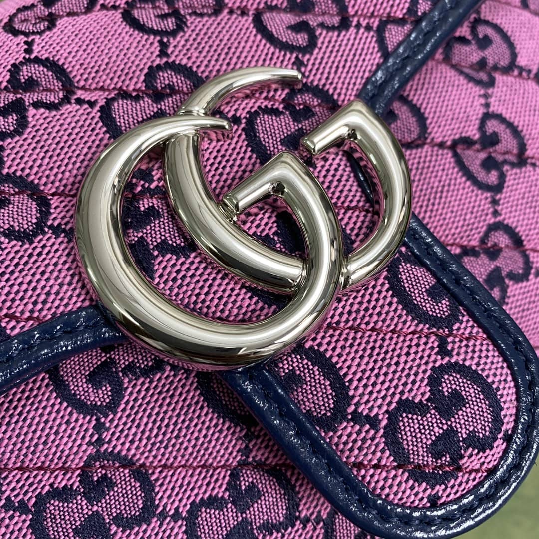 Gvc*1 Marmont GG Matelasse Leather Mini Shoulder Bag Replica 446744