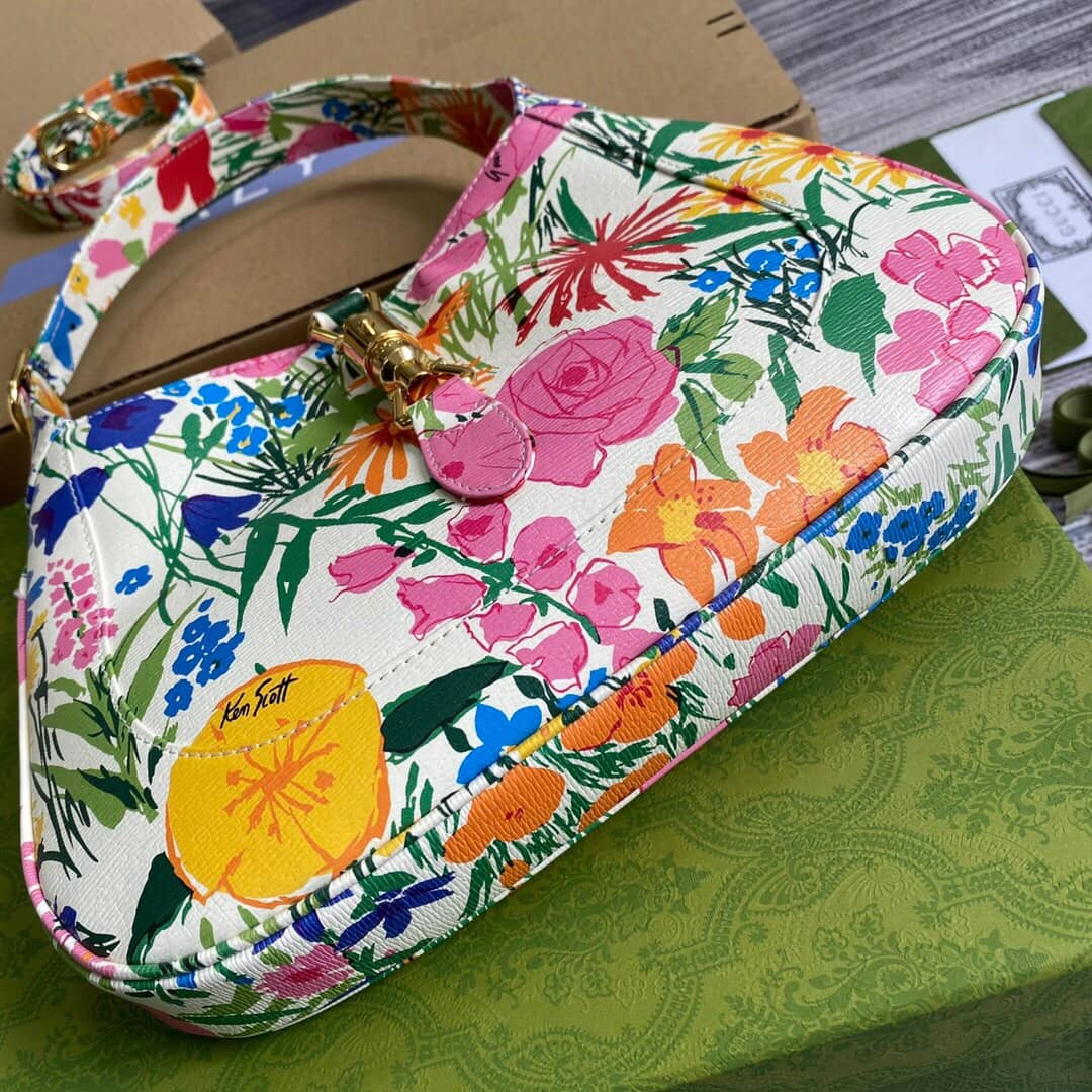 Gvc*1 GG Jackie 1961 Small Hobo Shoulder Bag Replica Colorful 636709