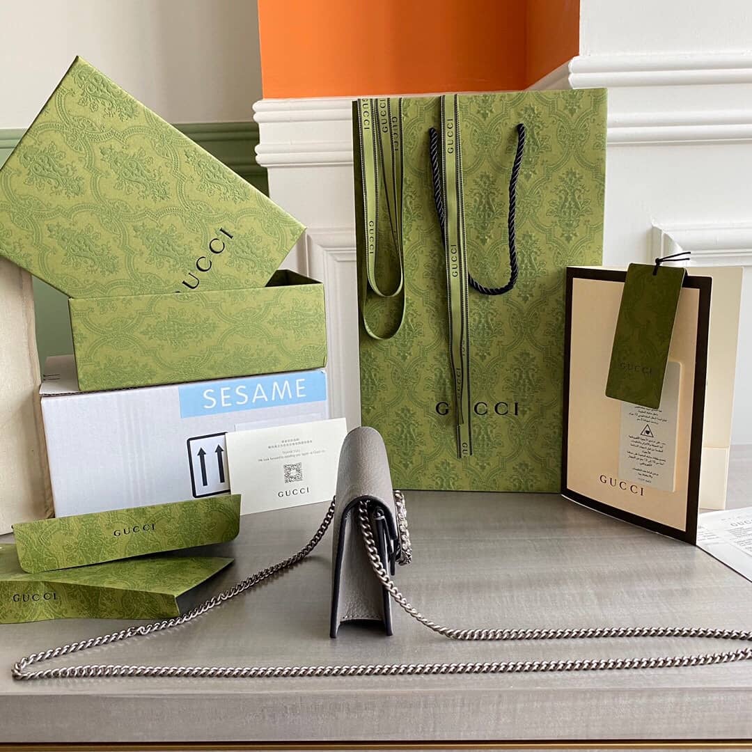 Gvc*1 Dionysus GG Svp*me S*per Mini Bag Replica Gray 476432