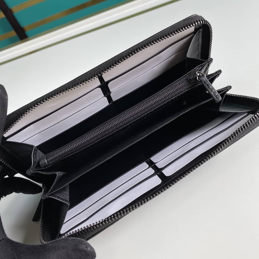 Gvc*1 GG Svp*me Web Zip Around Wallet Replica 291105