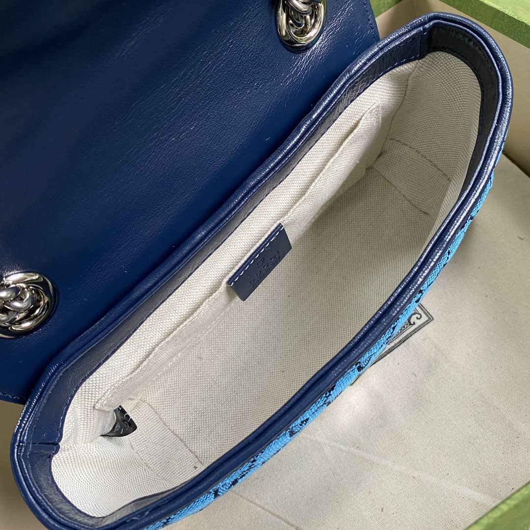 Gvc*1 Marmont GG Matelasse Leather Mini Shoulder Bag Replica 446744