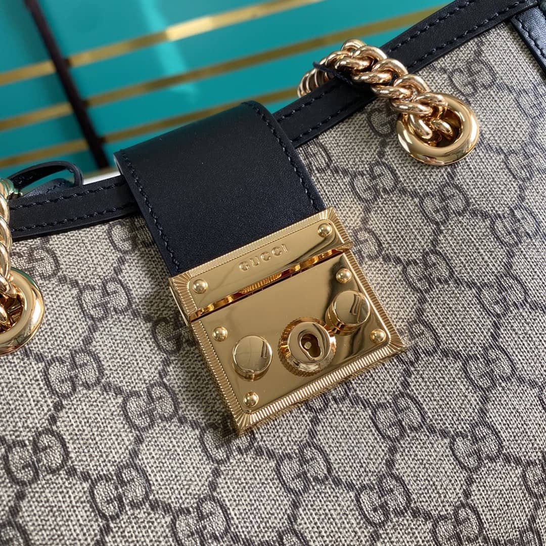 Gvc*1 Padlock Small Berry Tote Replica 498156