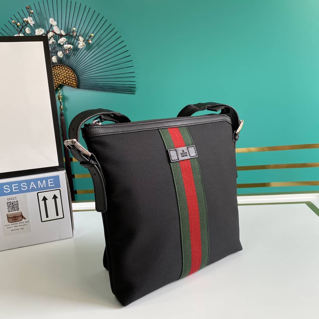 Gvc*1 Web GG Svp*me Flat Messenger Bag Replica 471454