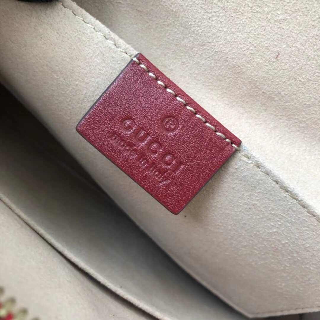 Gvc*1 Belle Marmont Feline Small Crossbody Bag Replica Red 524620