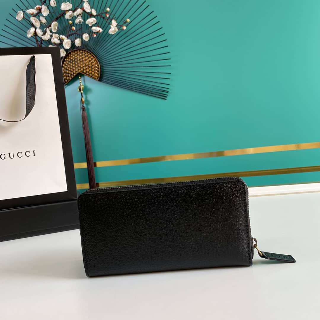 Gvc*1 Animalier Leather Zip Around Wallet 523667 Replica