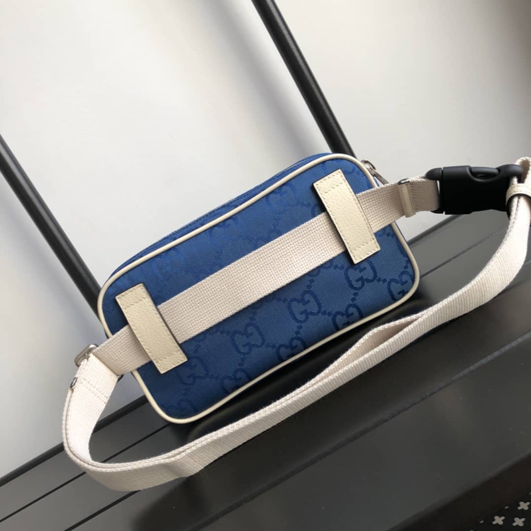Gvc*1 Off The Grid GG Belt Bag Replica Blue 631341