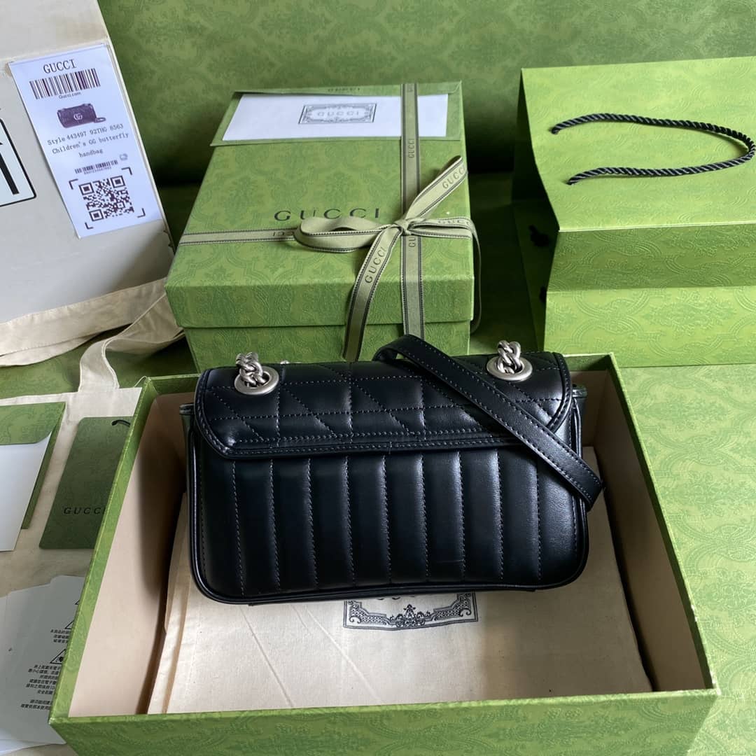 Gvc*1 Marmont GG Matelasse Leather Mini Shoulder Bag Replica 446744