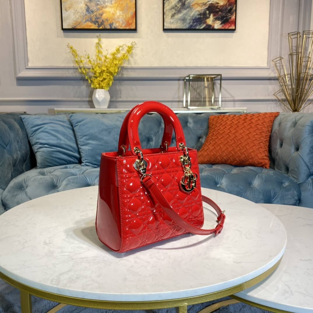 Chr1st1an D10r Lady D10r 24CM Replica Bag