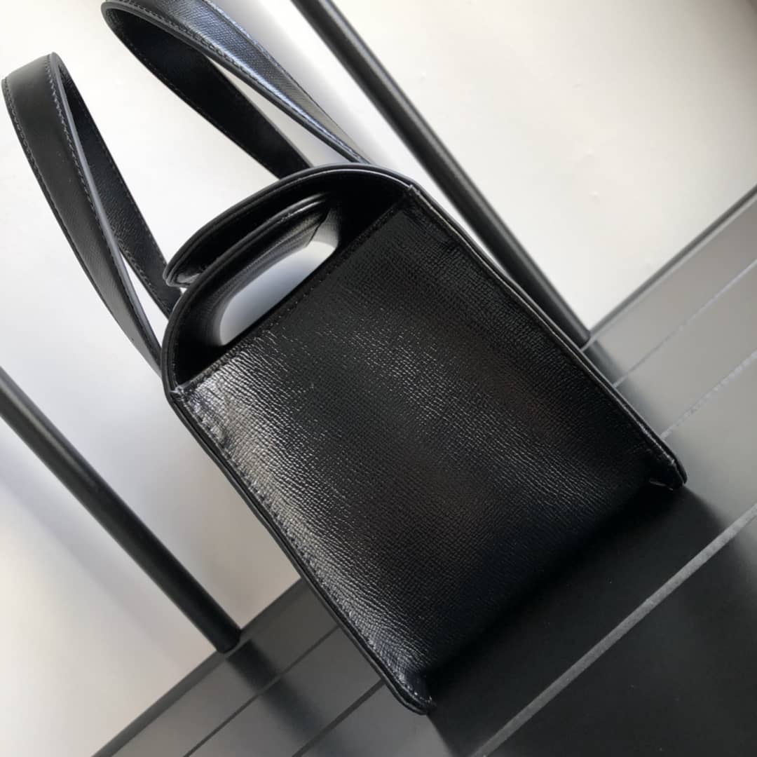 Gvc*1 Horsebit Bag Dupe 1955 Small Top Handle Replica Bag Black 627323