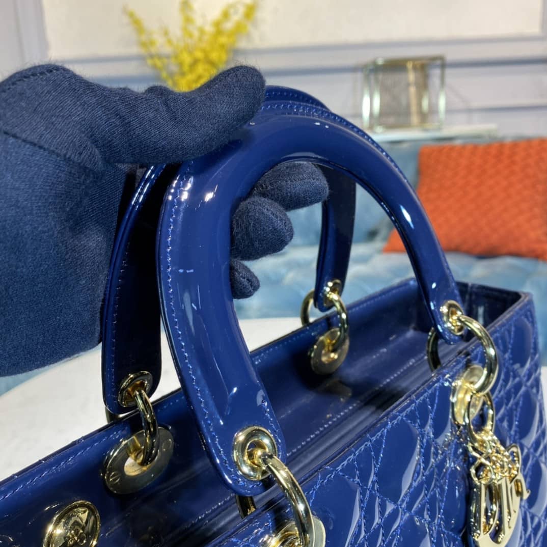 Lady D10r Dupe 32CM Replica Bag(Cola)