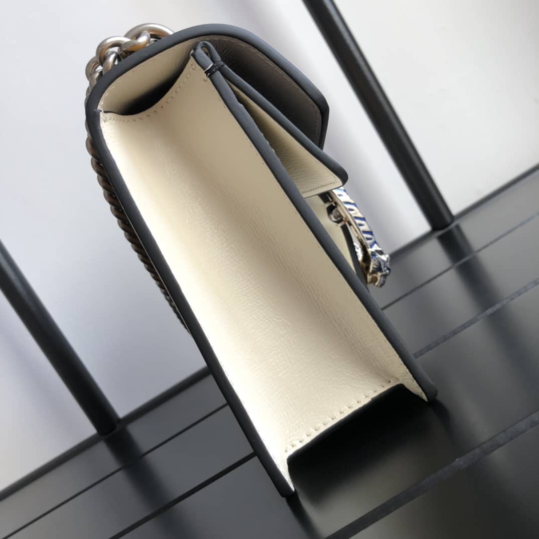 Gvc*1 Dionysus Dupe GG Svp*me Dionysus 2way Mini Chain Shoulder Bag Replica White Yellow 421970