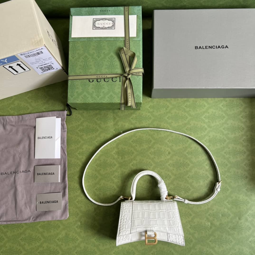 Gvc*1 Ba1en*iaga Hourglass Top-handle Tote Bag 5928331 Replica