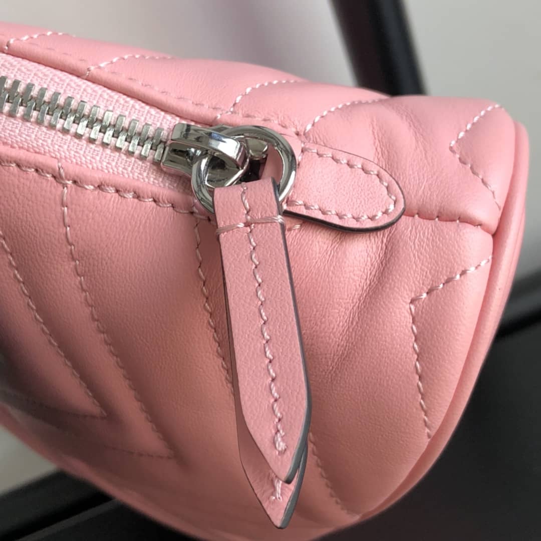Gvc*1 GG Marmont Quilted Vanity Bag Replica Pink 625690