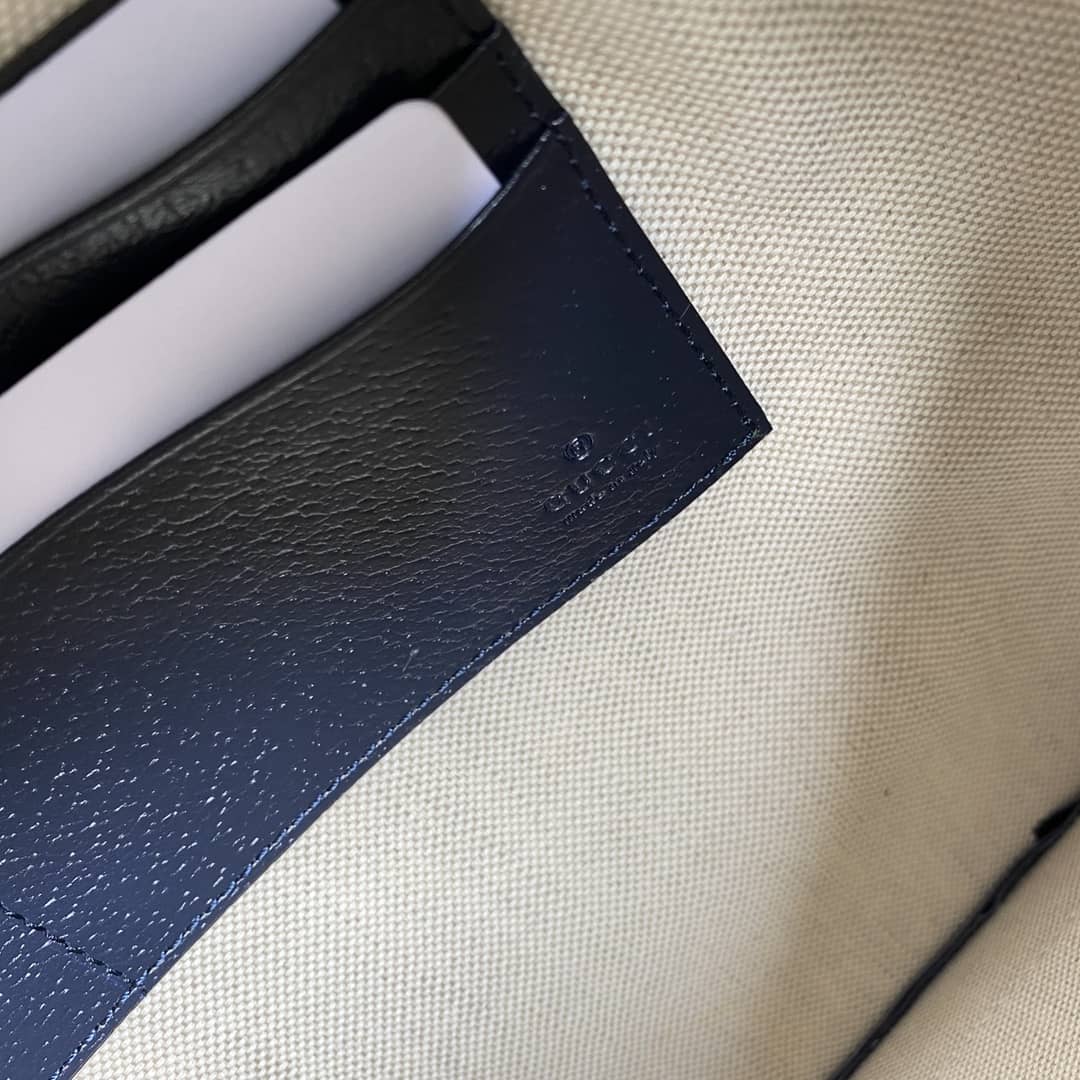 Gvc*1 GG Marmont Red Canvas Pouch Replica 661105