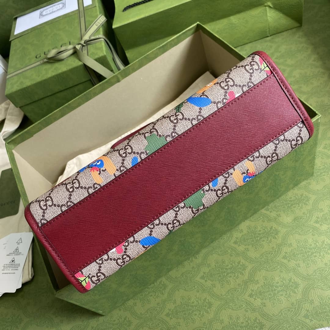 Gvc*1 GG Printed Multicolor Kids Girl Tote Replica 605614