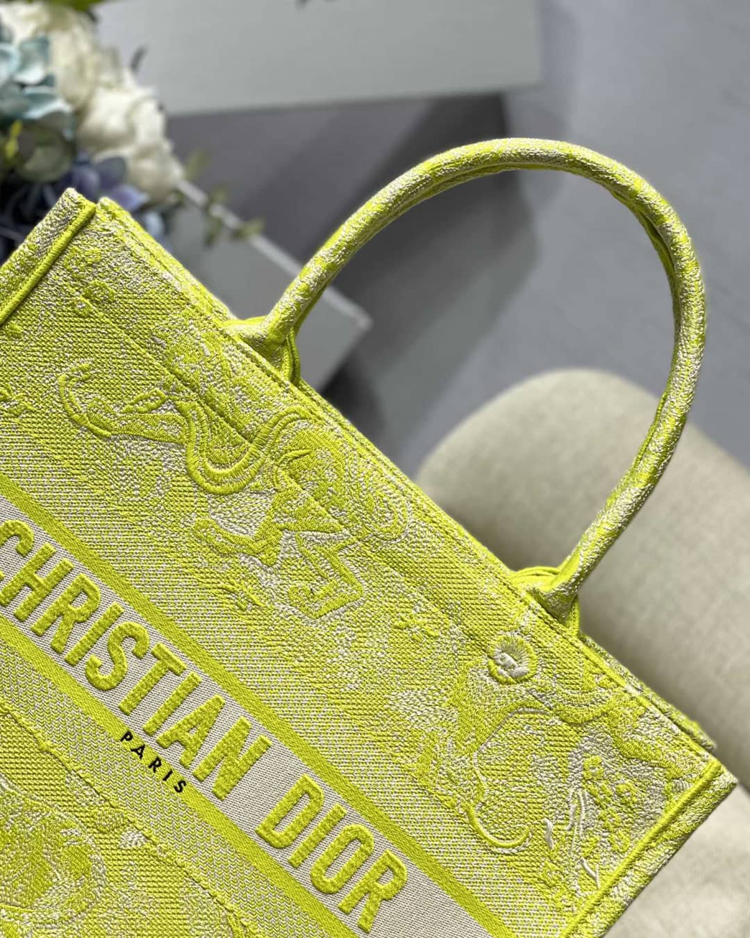 Chr1st1an D10r Tote Bag Dupe CD Book Embroidery