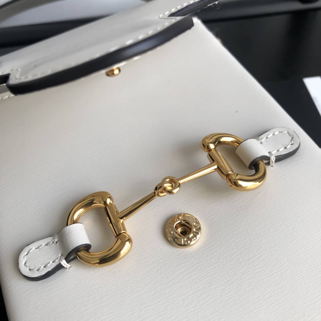 Gvc*1 Horsebit 1955 Mini Bag Replica White 625615