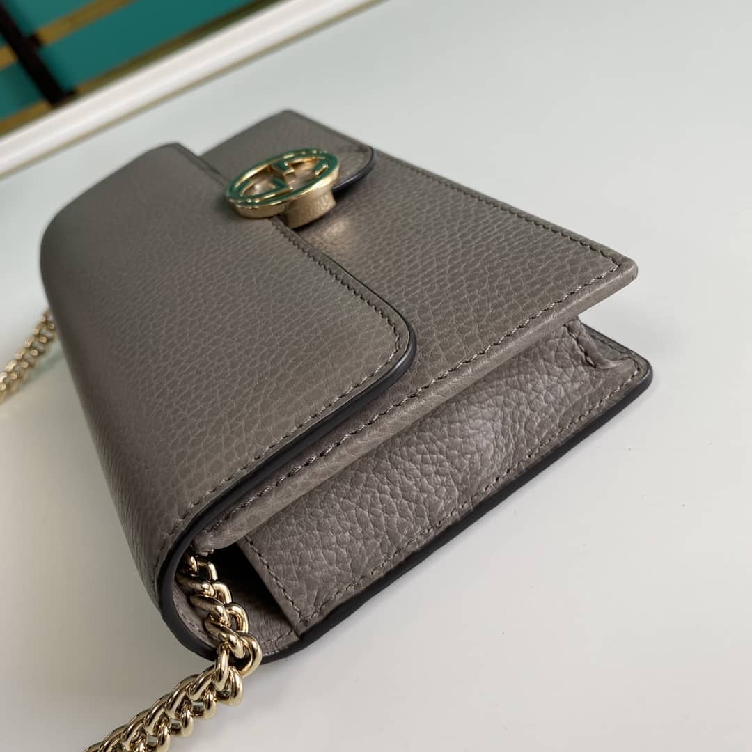 Gvc*1 Interlocking Crossbody Bag Chain Wallet Replica 510314
