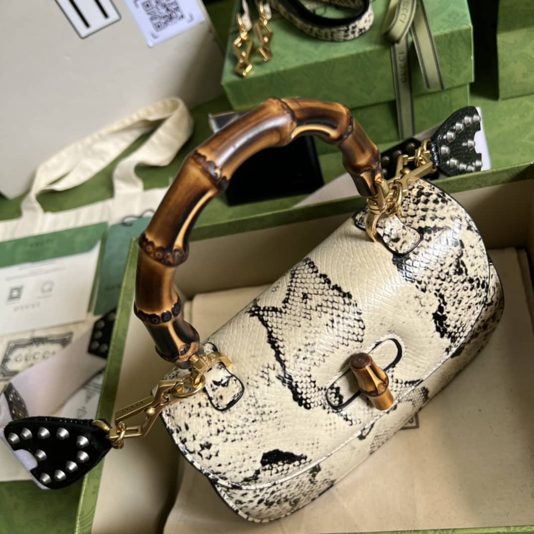 Gvc*1 Bamboo 1947 Mini Top Handle Shoulder Bag 686864 Replica