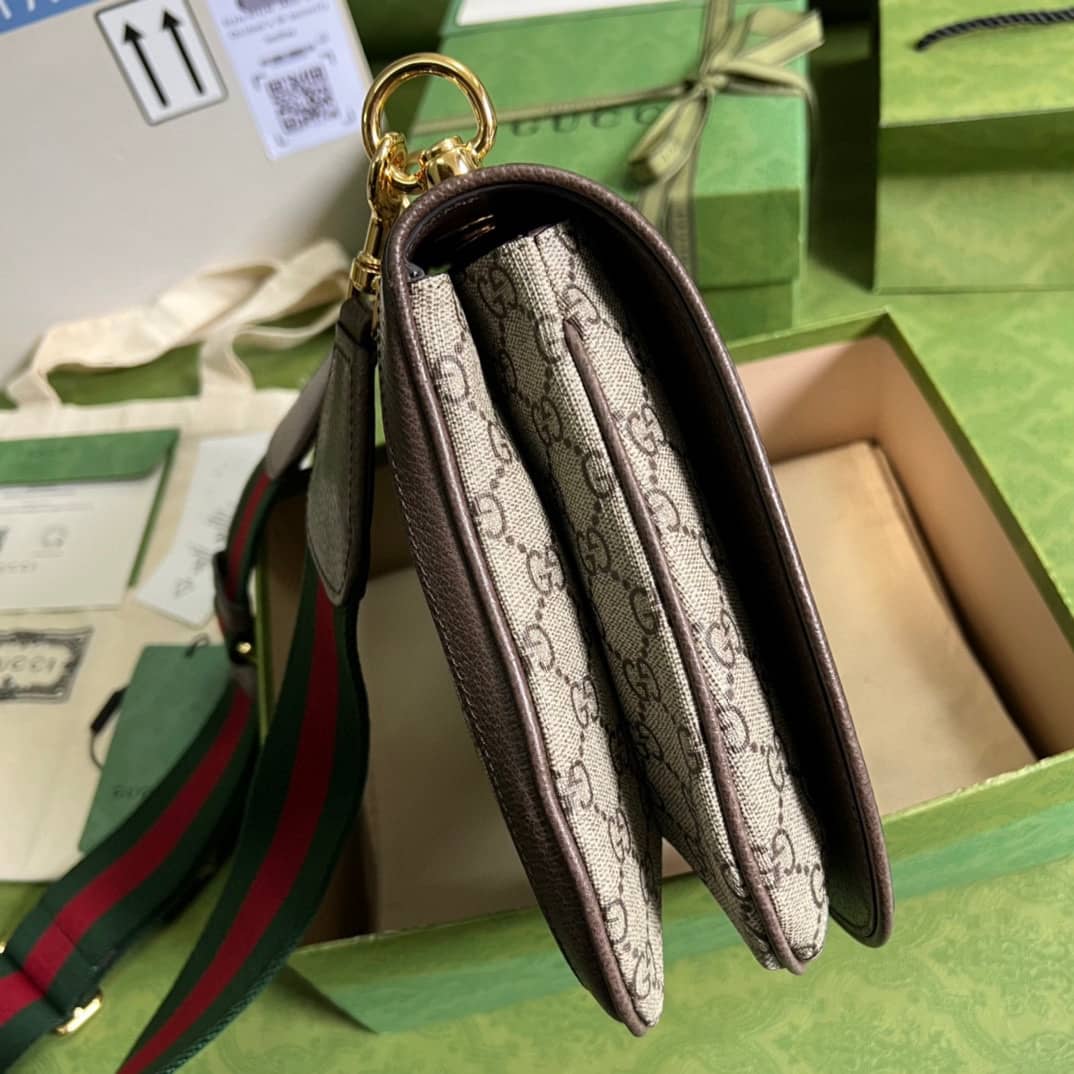 Gvc*1 Blondie Medium GG Svp*me Canvas 699210 Replica Crossbody Bag