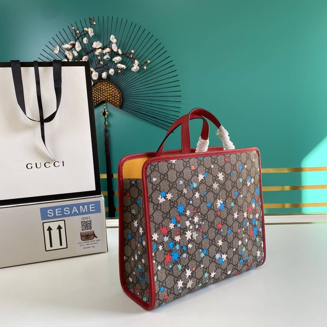 Gvc*1 GG Printed Multicolor Kids Girl Tote Replica 605614