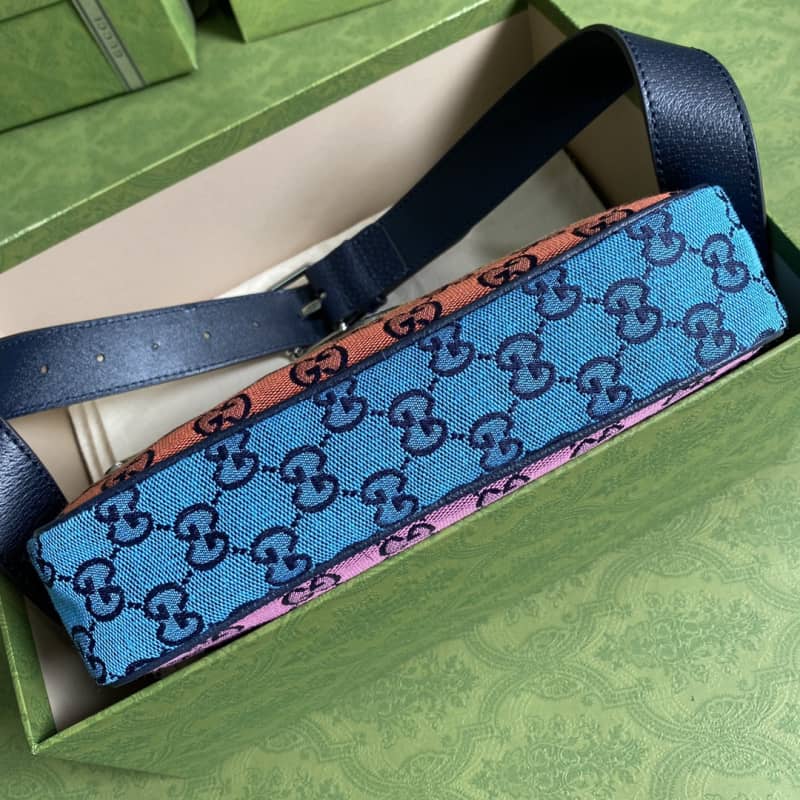 Gvc*1 GG Multicolor Belt Bag Replica Colorful 658657