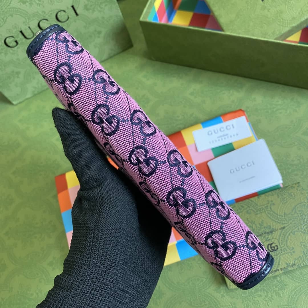 Gvc*1 GG Marmont Large Zip Around Wallet Replica 443123