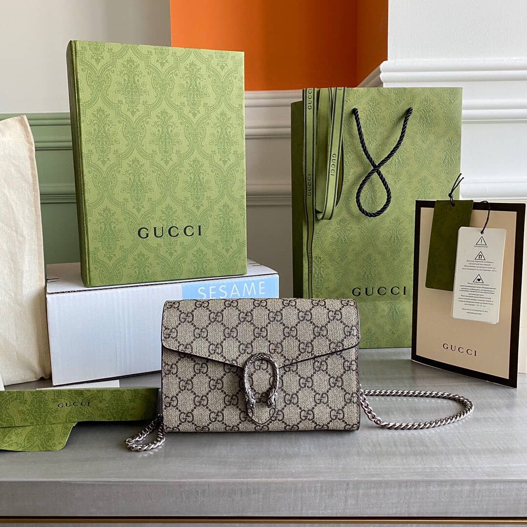 Gvc*1 Dionysus Chain Wallet Shoulder Bag Replica Red 401231