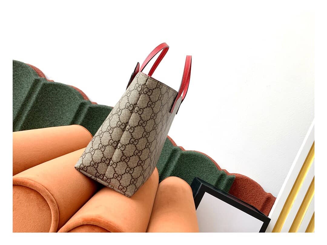 Gvc*1 Children GG Tote With Pineapple Bag Replica Brown 580840