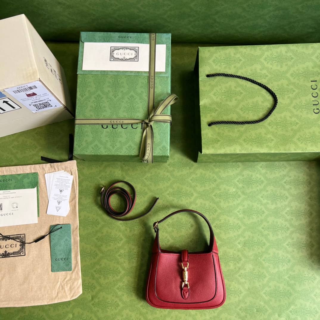 Gvc*1 Jackie 1961 Mini Hobo Bag Red 637091 Replica