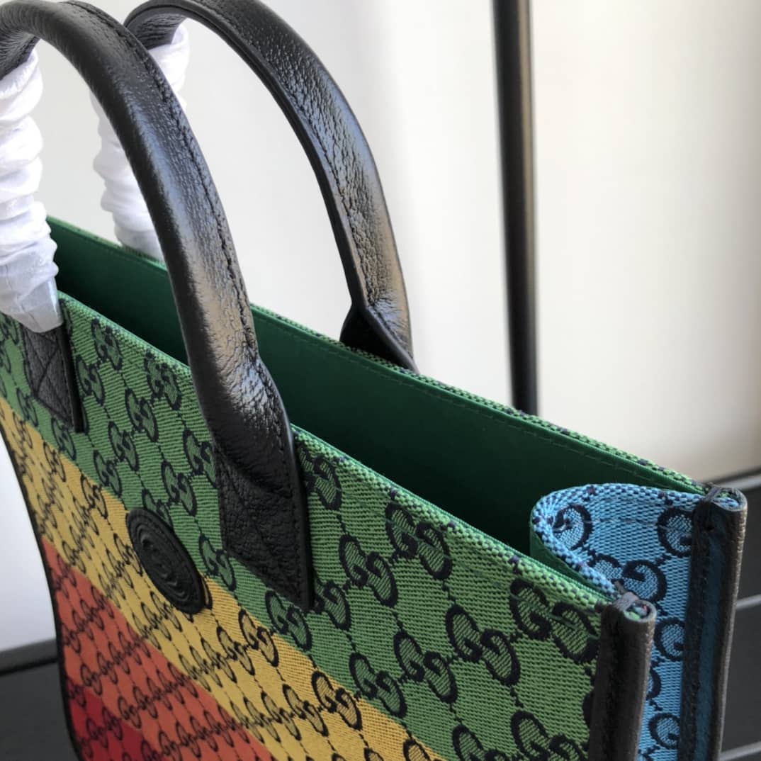 Gvc*1 GG Multicolor Kids Girl Tote Replica Colorful 550763