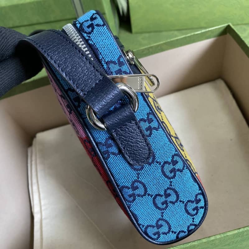 Best Replica Gvc*1 GG Multicolor Canvas Messenger Bag Replica 658659(ColaReps)