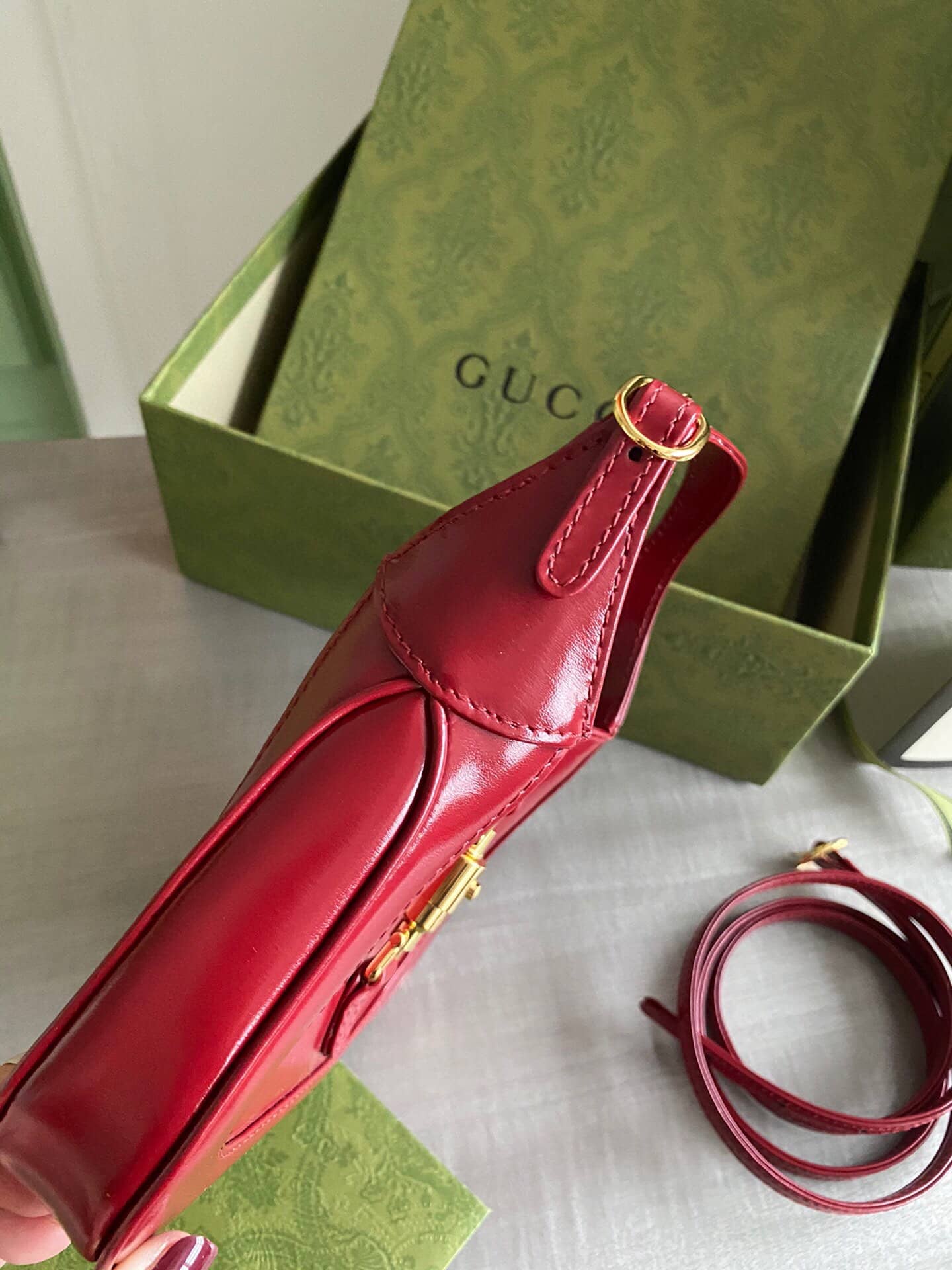 Gvc*1 Jackie 1961 Mini Shoulder Bag Replica Red 637091