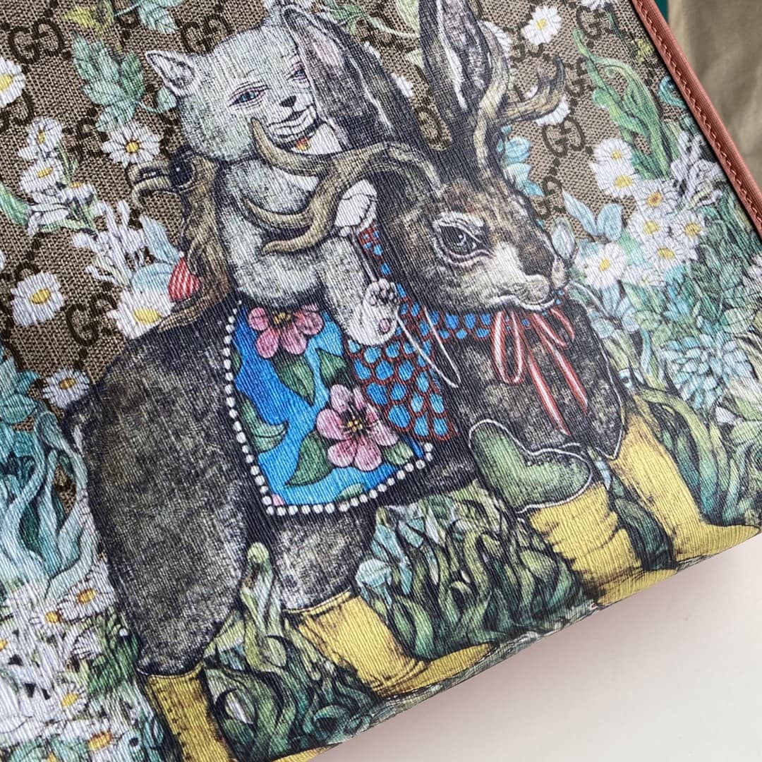 Gvc*1 GG Printed Multicolor Kids Girl Tote Replica 605614