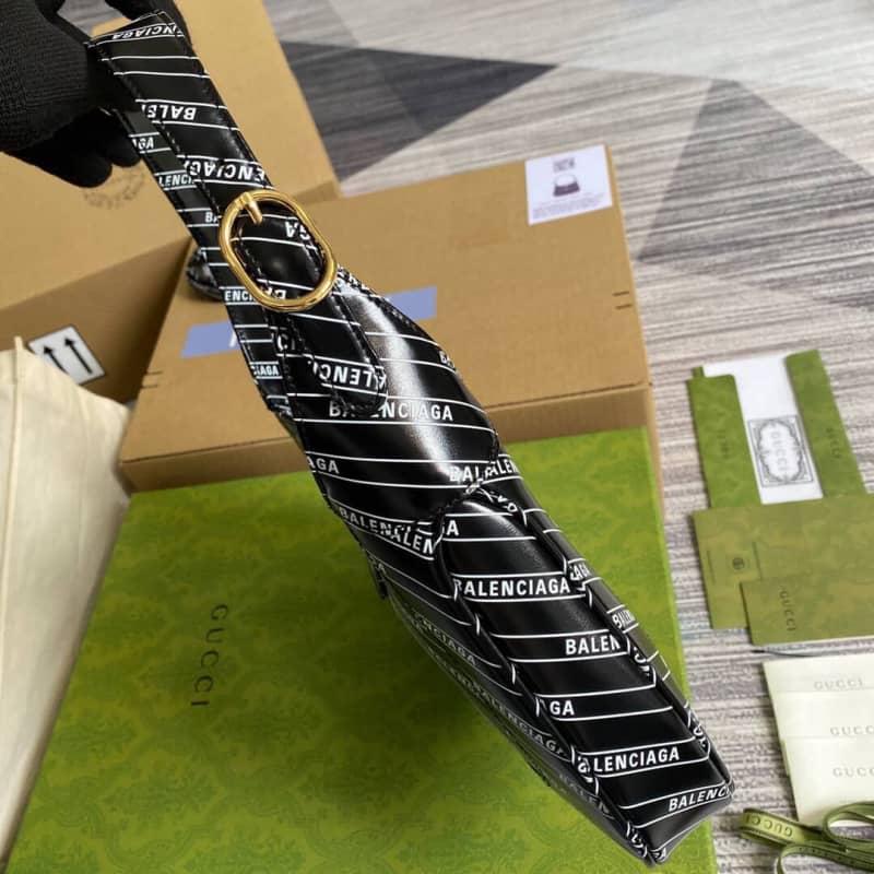 Gvc*1 GG Jackie 1961 Small Hobo Shoulder Bag Replica Black 636709