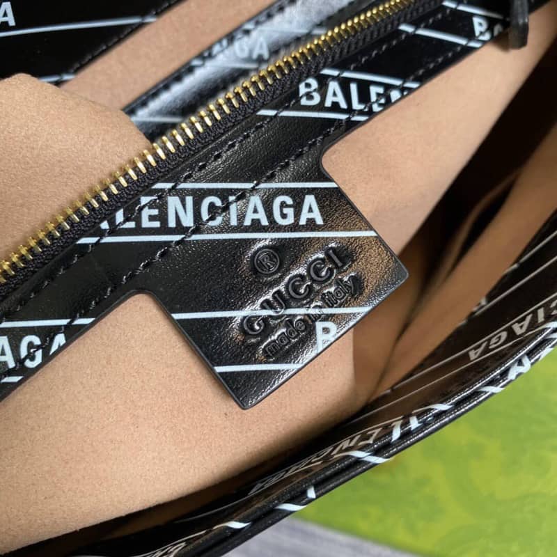 Gvc*1 GG Jackie 1961 Small Hobo Shoulder Bag Replica Black 636709