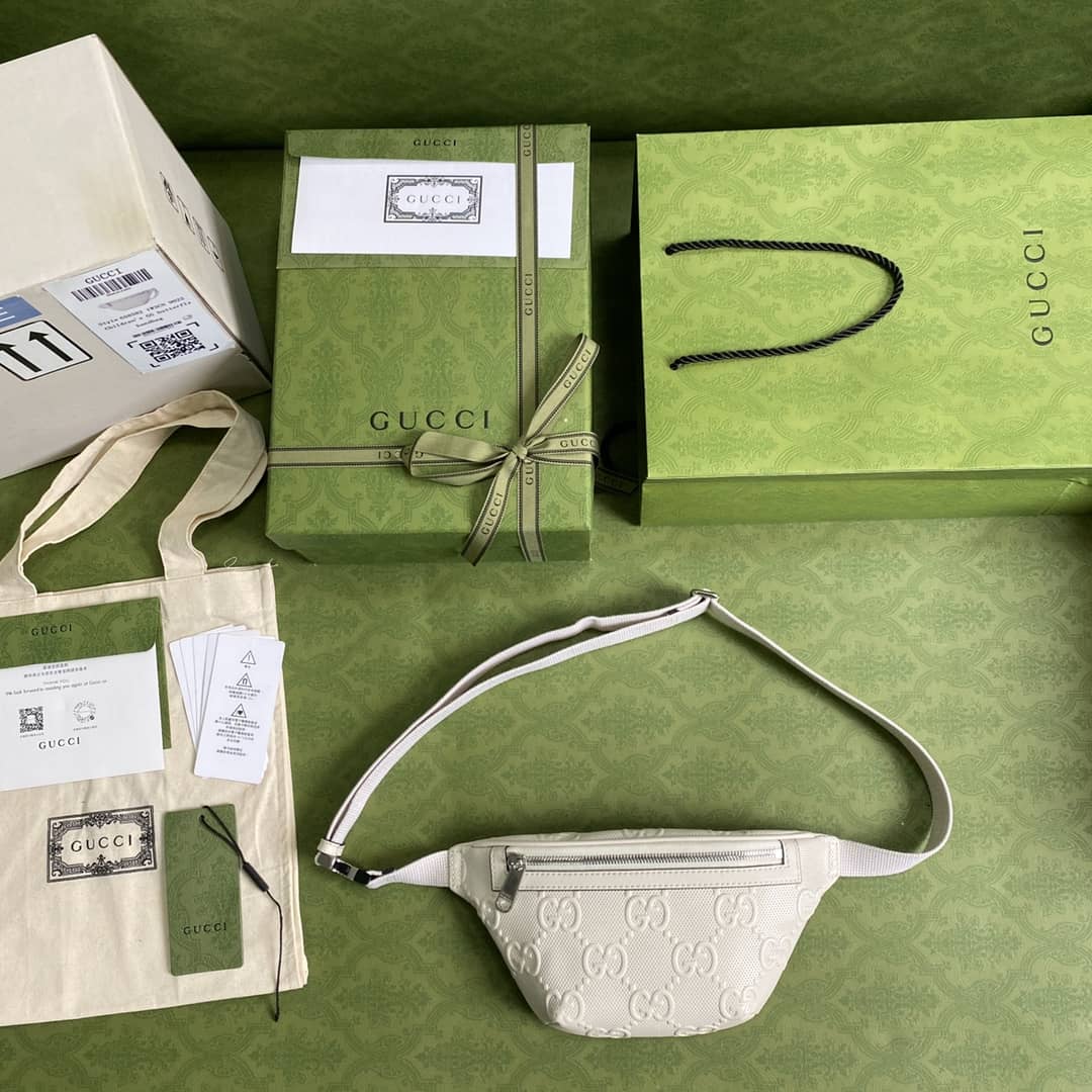 Gvc*1 GG Embossed Belt Bag Replica 658582