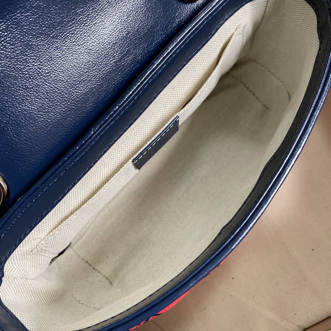 Gvc*1 Marmont GG Matelasse Leather Mini Shoulder Bag Replica 446744