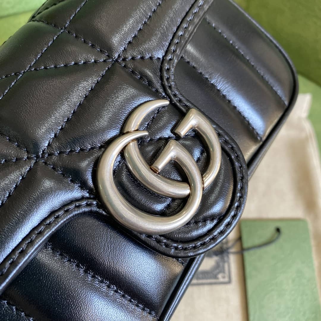 Gvc*1 GG Marmont Matelassé Mini Crossbody Bag Replica 476433