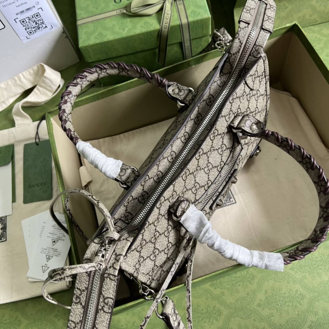 Gvc*1 x Ba1en*iaga Motorcycle Bag 681690 Replica Tote