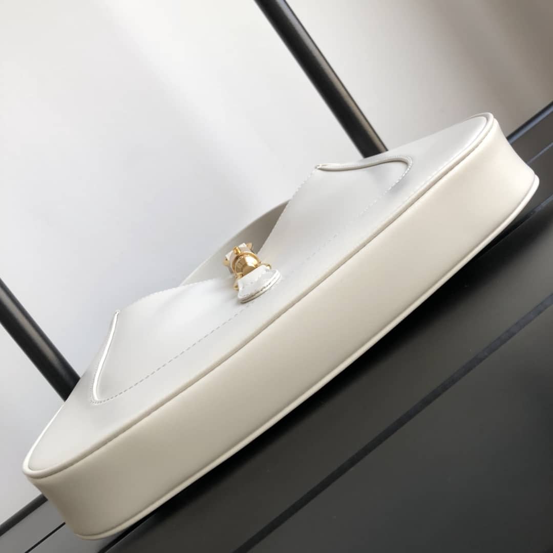 Gvc*1 GG Jackie 1961 Small Hobo Shoulder Bag Replica White 636709