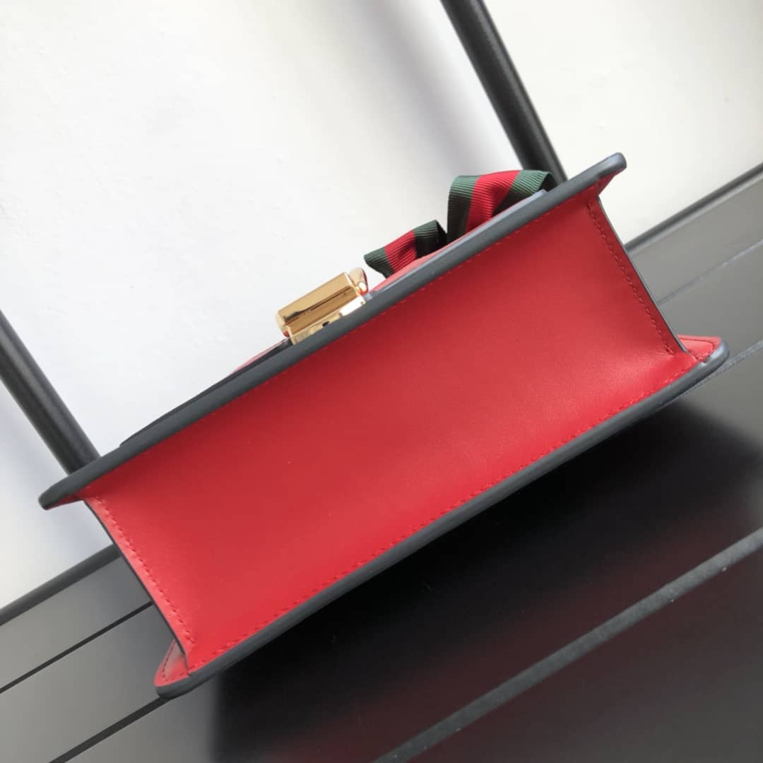 Gvc*1 Sylvie Leather Mini Chain Shoulder Bag Replica Red 431666