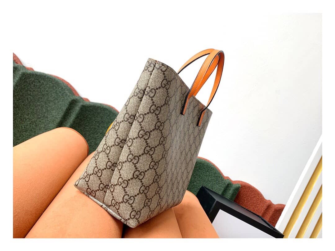 Gvc*1 Children GG Tote With Pineapple Bag Replica Yellow 580840