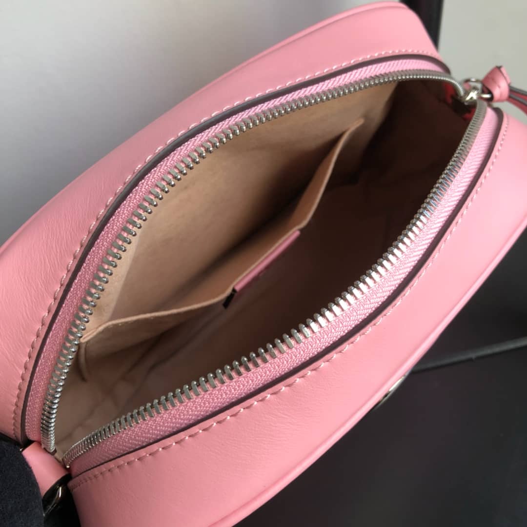 Gvc*1 Handbag Dupes GG Marmont Small Shoulder Handbag Camera Bag Replica Pink 447632